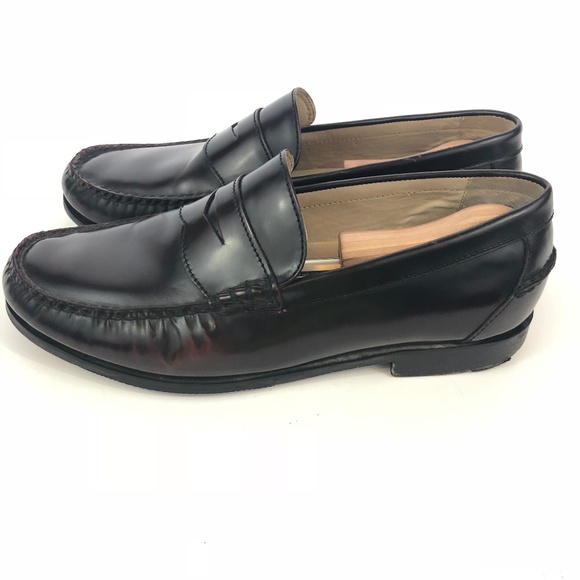 Rockport Mens Burgundy Leather Loafer Sz 10W - Picture 7 of 8